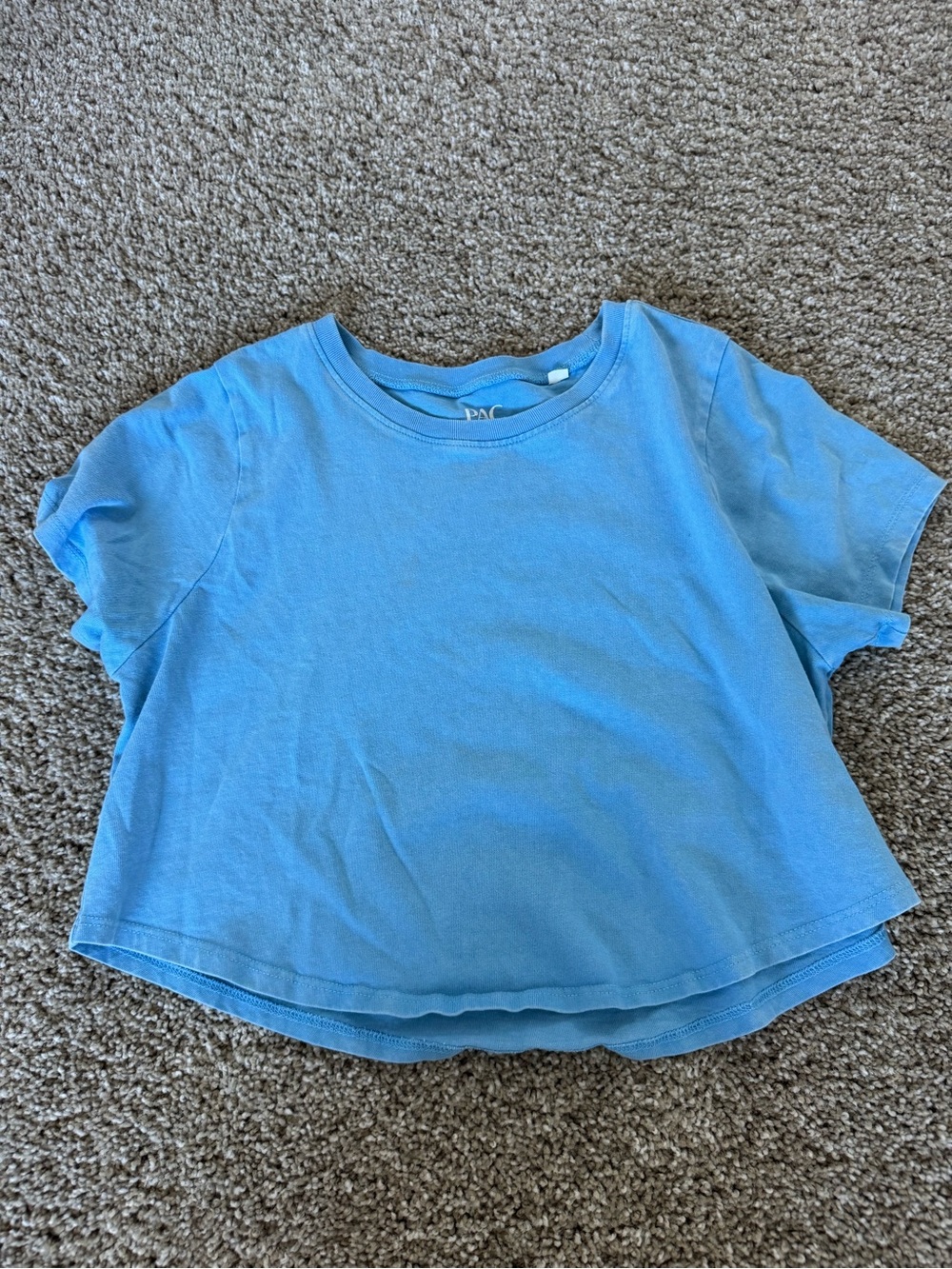 PacSun Women's Short Sleeve Tee in Light Blue